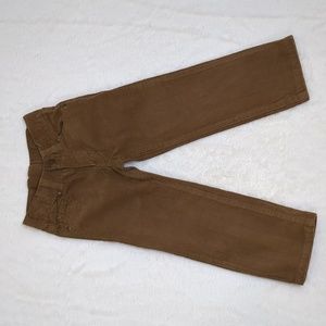Janie And Jack Boys Corduroy Brown Pants Sz 3